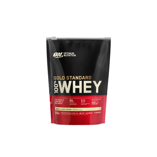 Gold Standard Whey Vanilla Ice Cream 1lb by Optimum Nutrition
