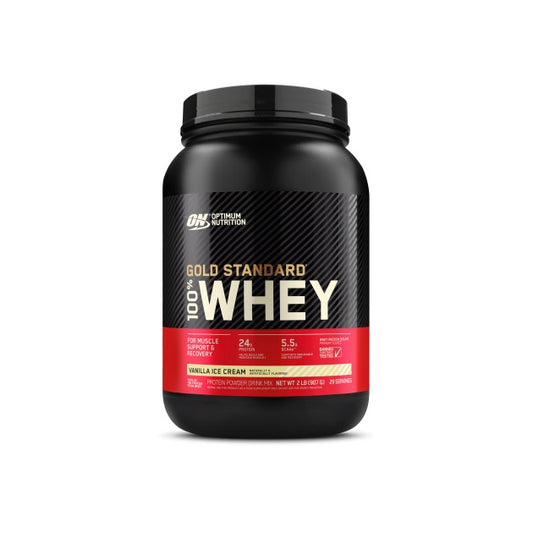 Gold Standard Whey Vanilla Ice Cream 2lb by Optimum Nutrition