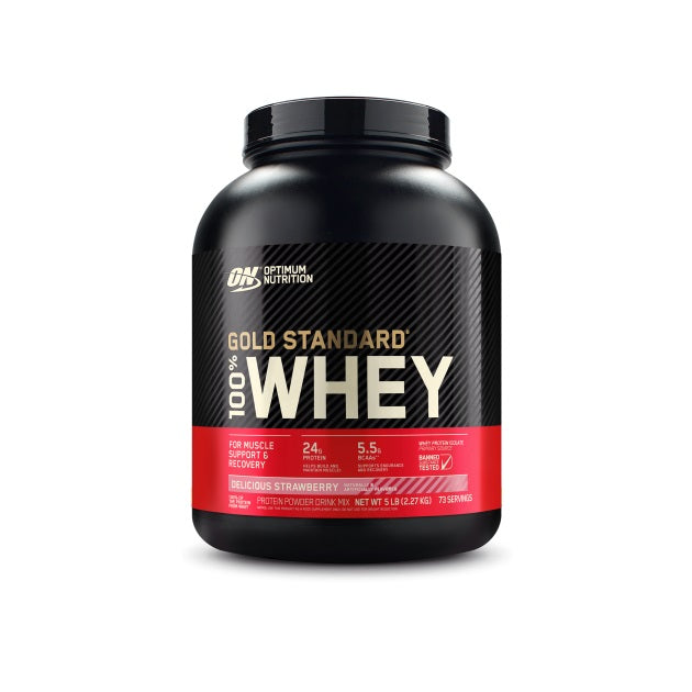 Gold Standard Whey Delicious Strawberry 5lb by Optimum Nutrition