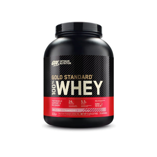 Gold Standard Whey Delicious Strawberry 5lb by Optimum Nutrition