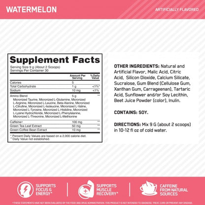 Amino Energy Watermelon 30svg by Optimum Nutrition
