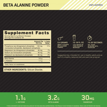 Beta Alanine Powder by Optimum Nutrition