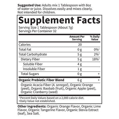 Dr. Formulated Prebiotic Fiber Citrus 5g by Garden of Life