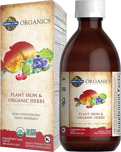 Orgaincs Plant Iron Liquid by Garden of Life