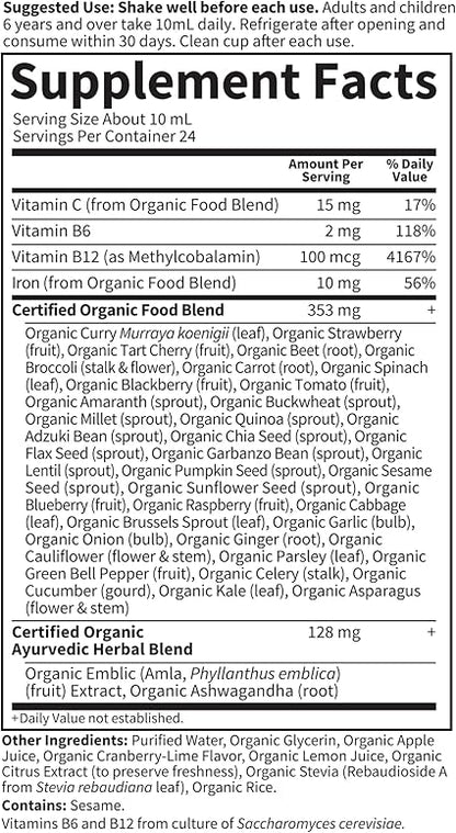 Orgaincs Plant Iron Liquid by Garden of Life