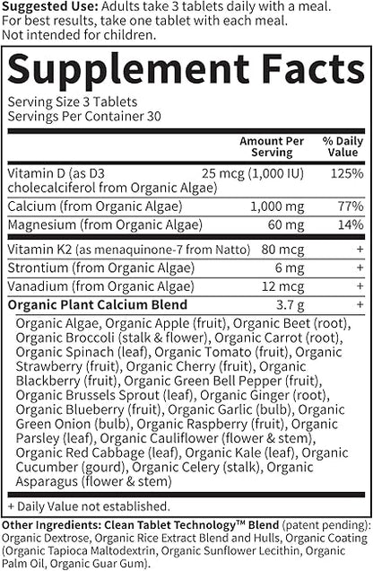 Orgaincs Plant Calcium Tablets by Garden of Life