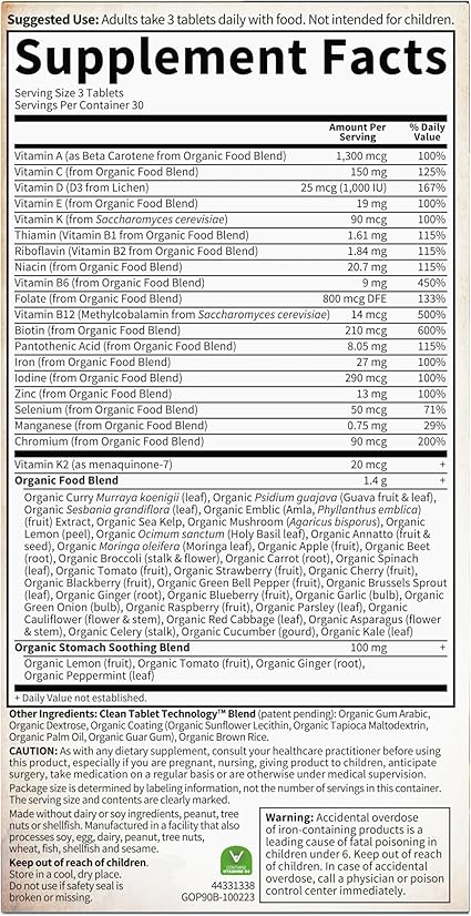 Organics Prenatal Multi Tablets by Garden of Life