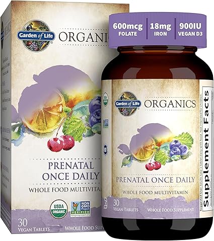 Organics Prenatal Multi Once Daily Tablets by Garden of Life