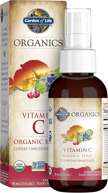 Organics Vitamin C Spray Cherry Tangerine by Garden of Life