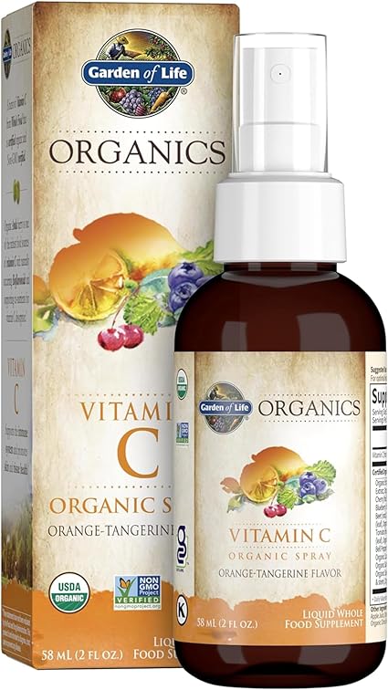 Organics Vitamin C Spray Orange Tangerine by Garden of Life