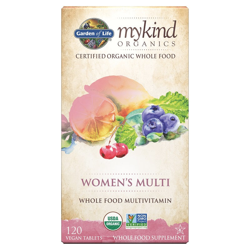 mykind Organics Women's Multi 120tabs by Garden of Life