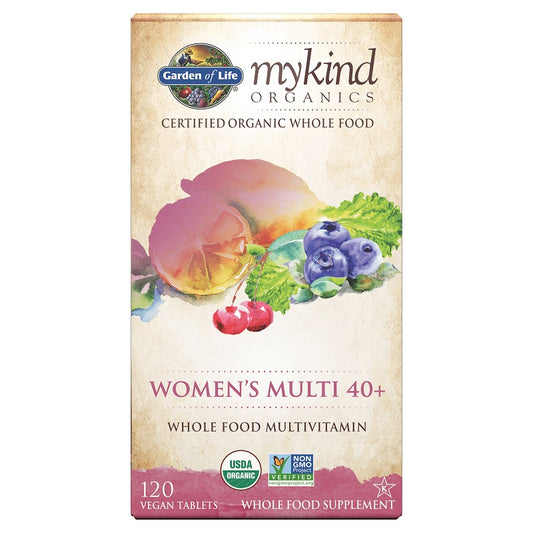 mykind Organics Women's Multi 40+ 120tabs by Garden of Life