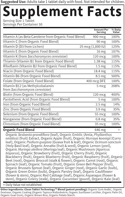 Organics Women's Once Daily Tablets by Garden of Life