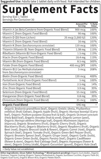 Organics Women's Once Daily Tablets by Garden of Life