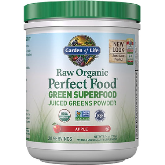 Raw Perfect Food Green Superfood Powder Apple by Garden of Life