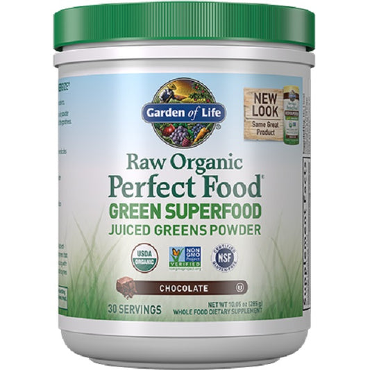 Perfect Food Green Superfood Chocolate Powder by Garden of Life