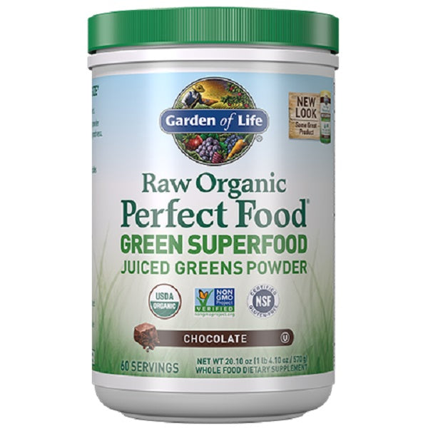 Perfect Food Green Superfood Chocolate Powder by Garden of Life