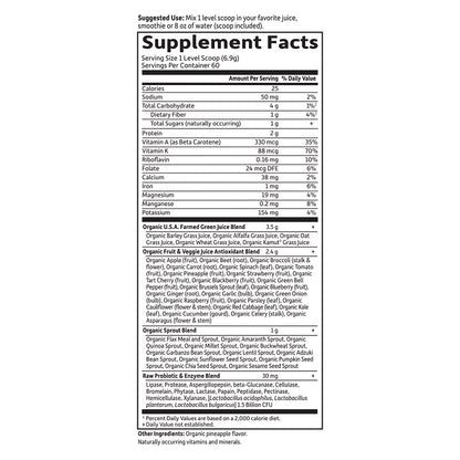Perfect Food GSF Unflavored 414g by Garden of Life