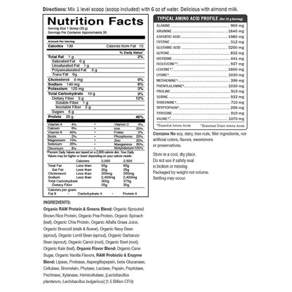 RAW Protein & Greens Lightly Sweet by Garden of Life