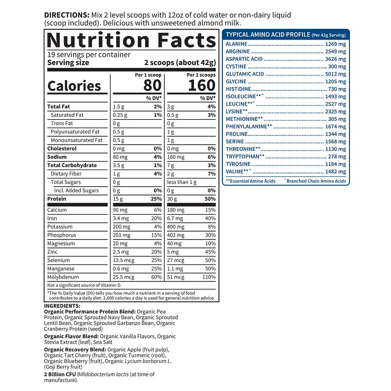 Sport Protein Vanilla by Garden of Life