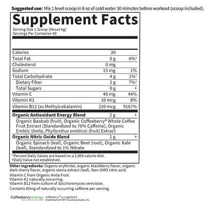 Sport Energy + Focus Sugar Free by Garden of Life