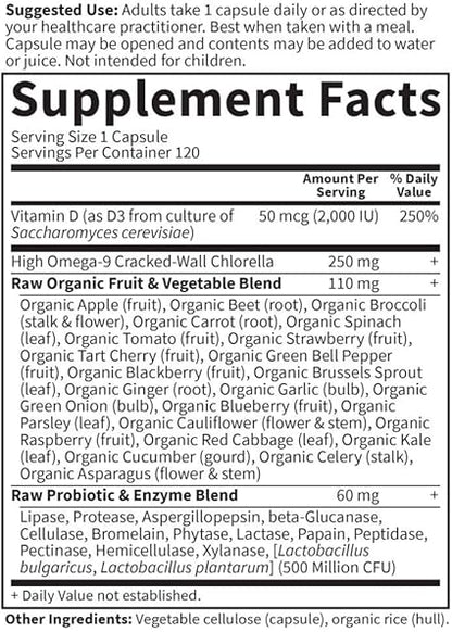 Vitamin Code Raw D3 2,000 IU 120VegCaps by Garden of Life