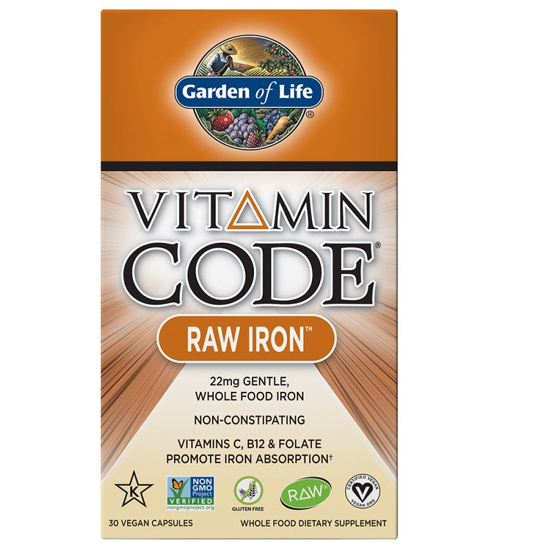 Vitamin Code RAW Iron by Garden of Life