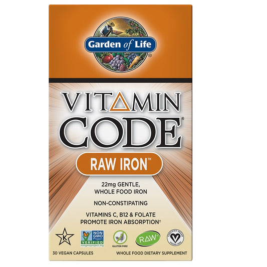 Vitamin Code RAW Iron by Garden of Life