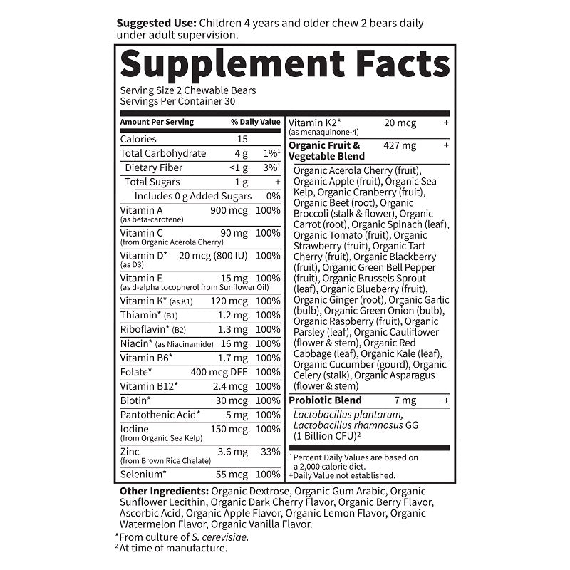 Vitamin Code Kids Multi 60 Chewables by Garden of Life