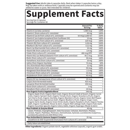 Vitamin Code Men 50 & Wiser 240VegCaps by Garden of Life