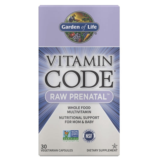 Vitamin Code RAW Prenatal 30VegCaps by Garden of Life
