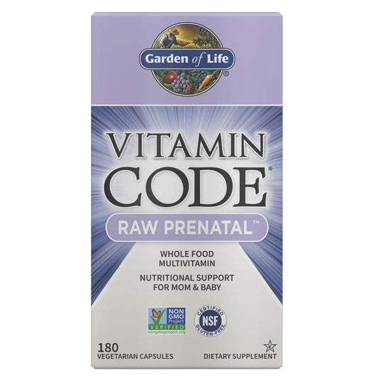 Vitamin Code RAW Prenatal 180VegCaps by Garden of Life