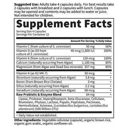 Vitamin Code RAW Calcium 60VegCaps by Garden of Life