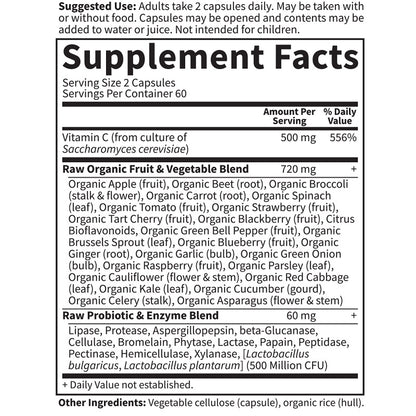 Vitamin Code RAW Vitamin C 120VegCaps by Garden of Life