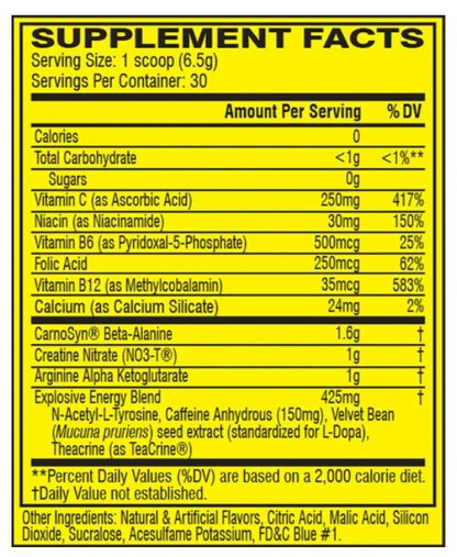 C4 Original Icy Blue Razz 30svg by Cellucor