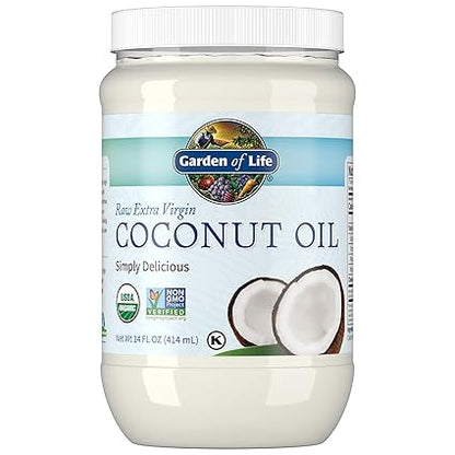 Raw Organic Extra Virgin Coconut Oil by Garden of Life
