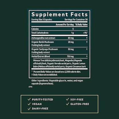 Adrenal Health Nightly Restore Liquid Caps by Gaia Herbs