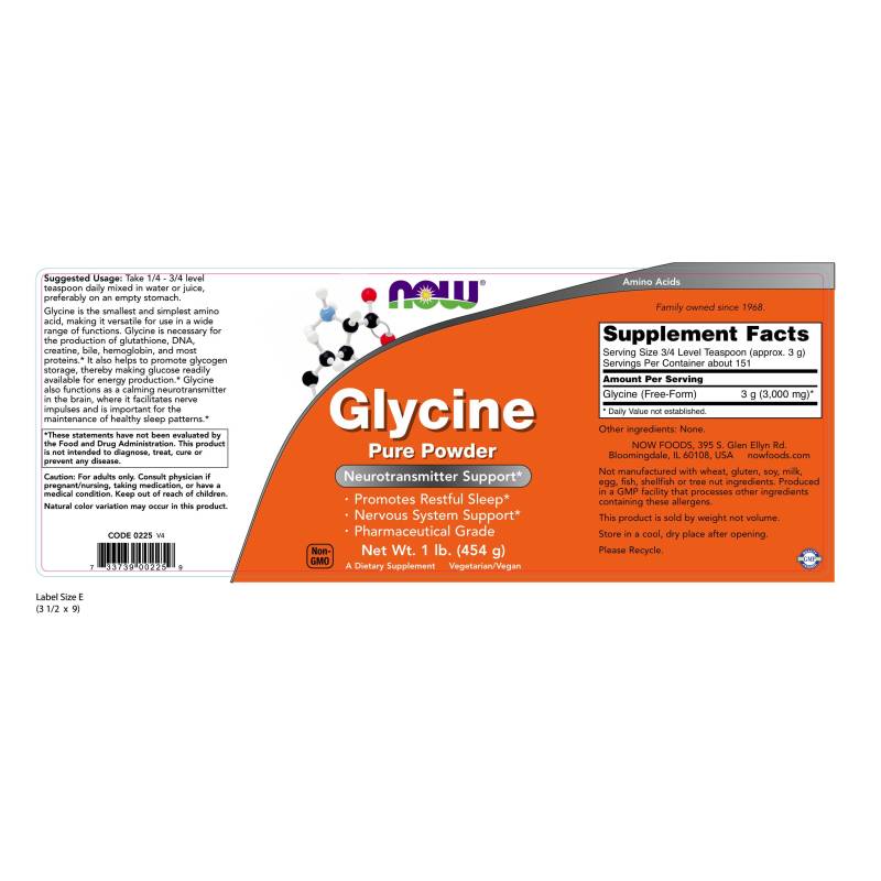 Glycine Powder 1lb by Now