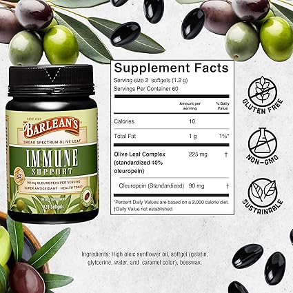Immune Support Softgels by Barlean's