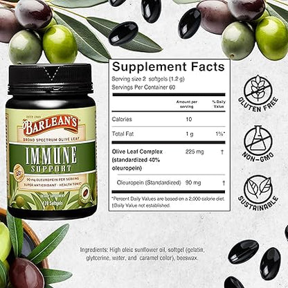 Immune Support Softgels by Barlean's