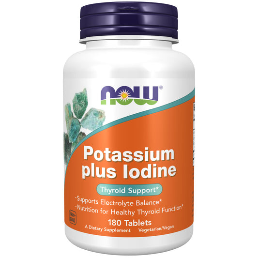 Potassium plus Iodine 180tabs by Now