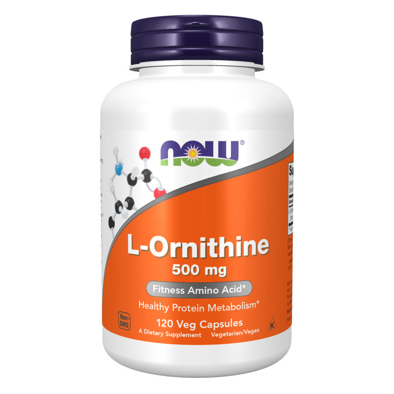 L-Ornithine 500mg 120VegCaps by Now
