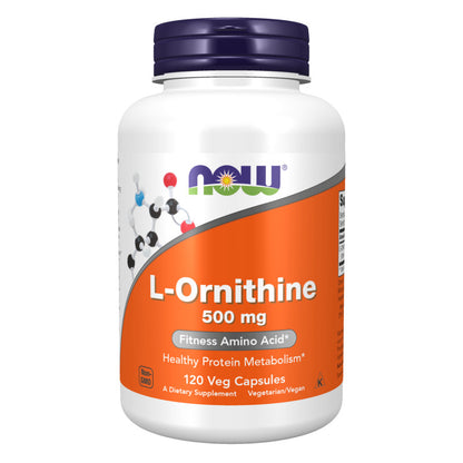 L-Ornithine 500mg 120VegCaps by Now