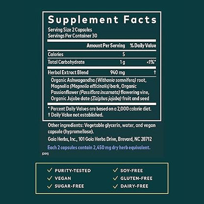 Sleep Thru Liquid Caps by Gaia Herbs
