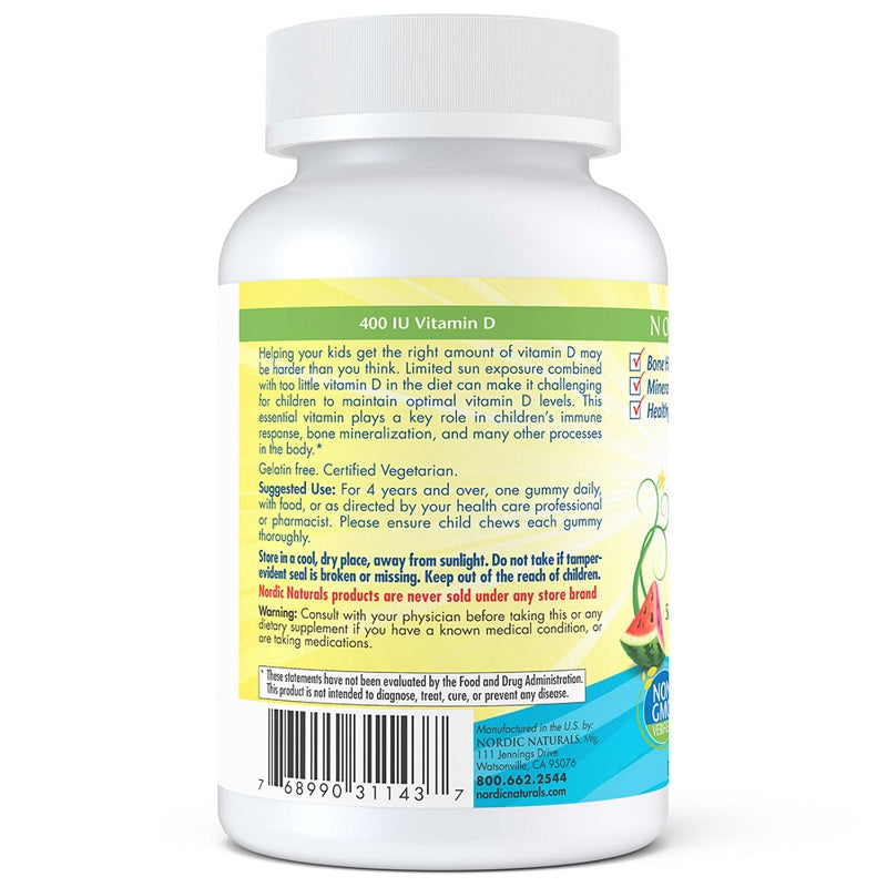 Vitamin D3 60 Gummies Kids by Nordic Naturals