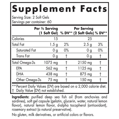 Ultimate Omega 2X 120sg by Nordic Naturals