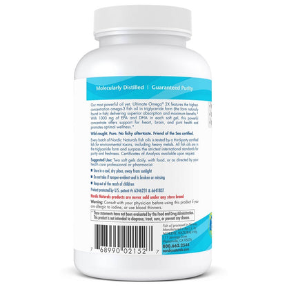 Ultimate Omega 2X 120sg by Nordic Naturals