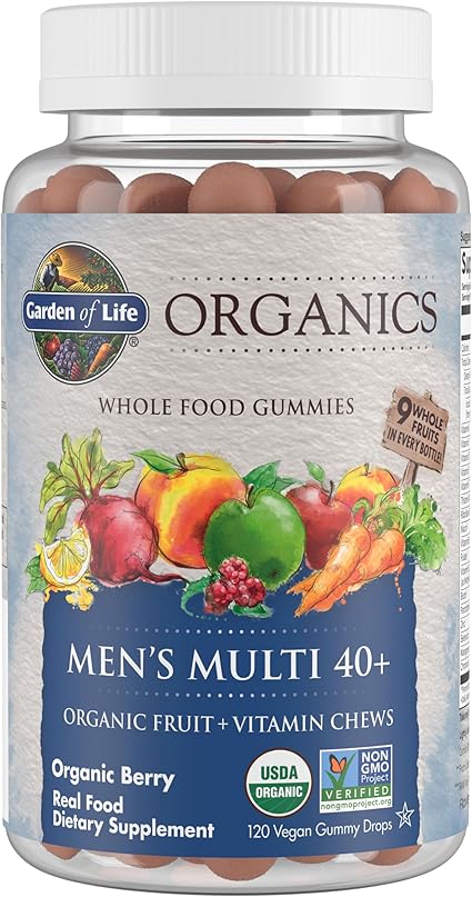 Organics Men's Multi 40+ Gummies by Garden of Life