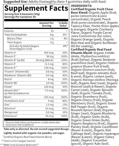 Organics Men's Multi Gummies by Garden of Life