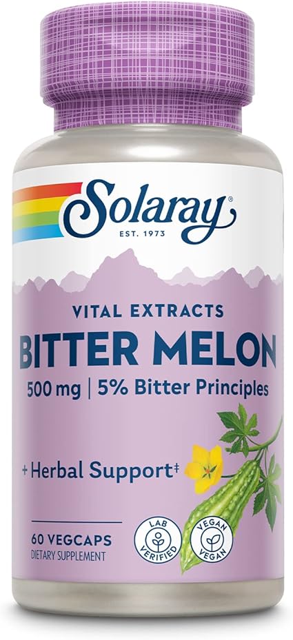 Bitter Melon Extract 500mg 60VegCaps by Solaray